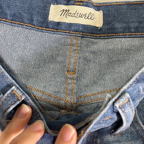 Madewell Ladies "The Perfect"‎ Jean Denim Cut-off Casual Short, 24/XS - Picture 3 of 6